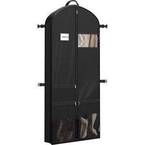 Travel Garment Bag 65 Inch Heavy Duty Polyester Suit Dress Coat Tuxedo Storage